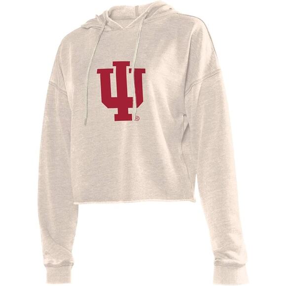 NWT Chicka-d NCAA Indiana University Hoosiers womens Campus Hoodie sz S - Picture 2 of 4